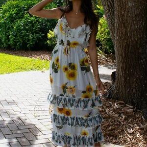 Guadalupe Sunflower dress